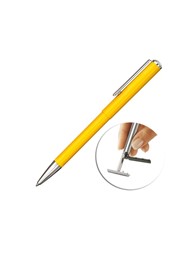 Długopis z pieczątką Heri Classic 3107 żółty w etui