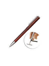 Długopis z pieczątką Heri Classic 3108 imitacja drewna w etui